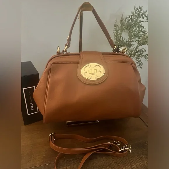 Emma Fox Satchel with Crossbody Strap - Picture 12 of 14